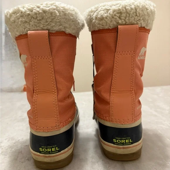 Sorel Coral and Navy Snow Boots - Picture 2 of 5